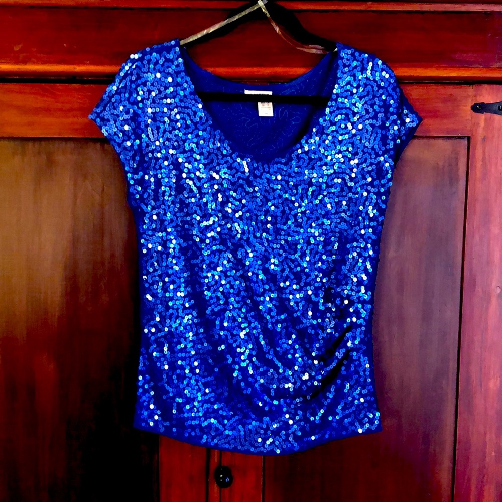 DNKY Glittery New Year’s Eve Party Shirt